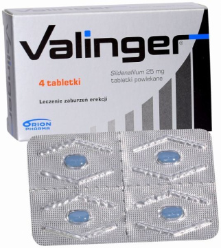 Valinger 25 mg, 4 tabl powlekane