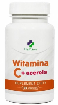 Witamina C + acerola, 60 kapsułek (Medfuture)
