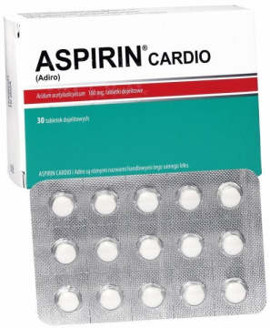 Aspirin Cardio 100 mg, 30 tabl dojelitowych (Inpharm)