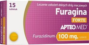 Apteo Med, Furagina Forte 100 mg, 15 tabletek
