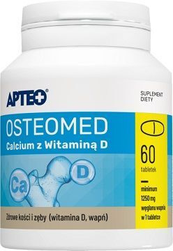 Apteo, Osteomed Calcium z witaminą D, 60 tabletek