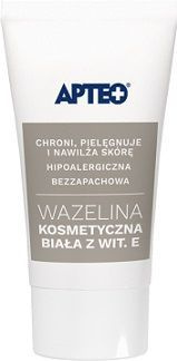 Apteo, Wazelina kosmetyczna biała z witaminą E, 20 g