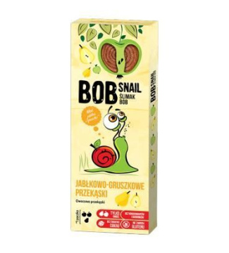 Bob Snail, przekąska jabłkowo-gruszkowa, 30 g