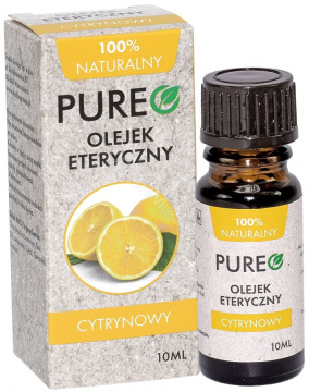 Pureo 100% naturalny olejek eteryczny  Cytrynowy, 10 ml