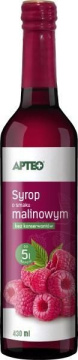 Apteo, Syrop o smaku malinowym, 430 ml