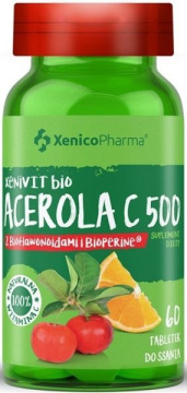 XeniVIT bio Acerola C 500, 60 tabletek do ssania