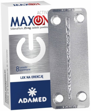 Maxon active 25 mg, 8 tabletek