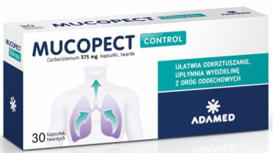 Mucopect Control 375 mg, 30 kapsułek