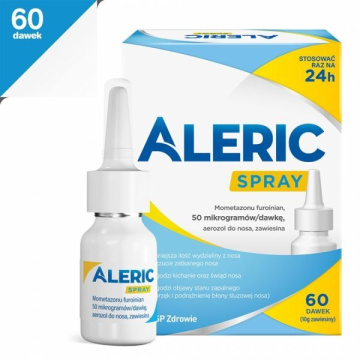 Aleric Spray aerozol do nosa, 60 dawek (10 g)