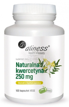 Aliness Naturalna Kwercytyna 250 mg, 100 kapsułek vege