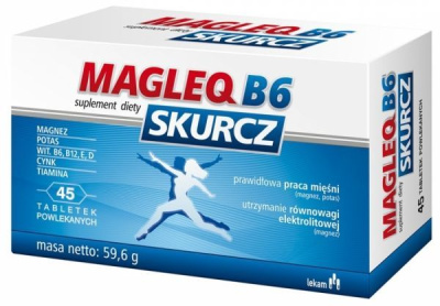 Magleq b6 skurcz, 45 tabletek