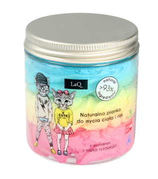 LaQ Naturalna Pianka do mycia ciała i rąk dla dzieci, 250 ml