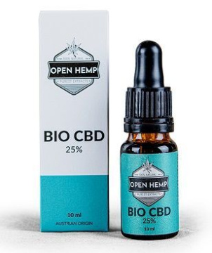 Open Hemp, Bio CBD 25%, olej, 10ml