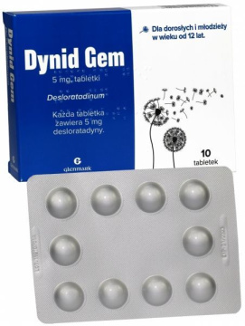 Dynid gem 5 mg, 10 tabletek