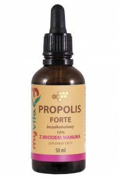 Myvita Propolis Forte 10% z miodem manuka 50ml