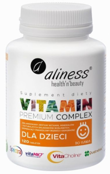 Aliness Vitamin Premium Complex dla dzieci  120 tabletek do ssania
