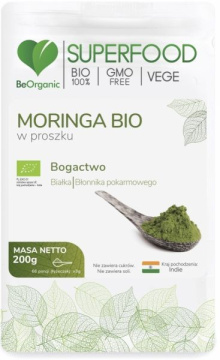Beorganic Moringa BIO w proszku, 200 g