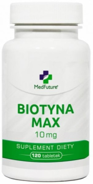 Biotyna Max, 10 mg, 120 tabletek (Medfuture)