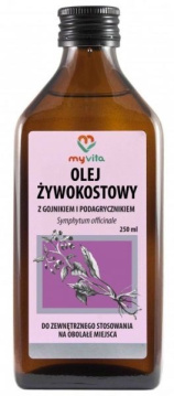 MyVita olej żywokostowy z gojnikiem i podagrycznikiem 250 ml
