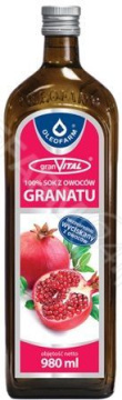 Sok z granatu 100% granVital, 980 ml (Oleofarm)
