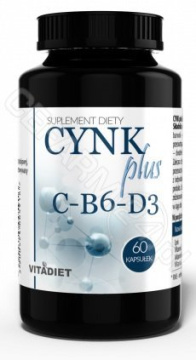 VitaDiet Cynk plus C-B6-D3, 60 kapsułek
