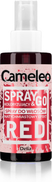 DELIA CAMELEO Spray & Go CZERWIEŃ spray koloryzujacy do włosów 150ml