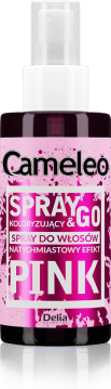 DELIA CAMELEO Spray & Go RÓŻ spray koloryzujący do włosów150ml