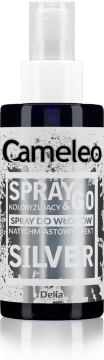 DELIA CAMELEO Spray & Go SREBRNY spray koloryzujący do włosów 150ml