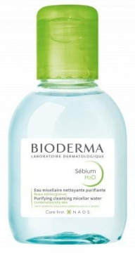 Bioderma Sebium H2O, antybakteryjny płyn micelarny do oczyszczania twarzy, 100 ml