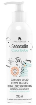 Seboradin CleanBebe ochronne mydło w płynie dla dzieci 200 ml
