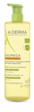 A-derma Exomega Control, olejek emolient pod prysznic przeciw drapaniu, 750 ml