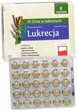 Lukrecja, 60 tabletek