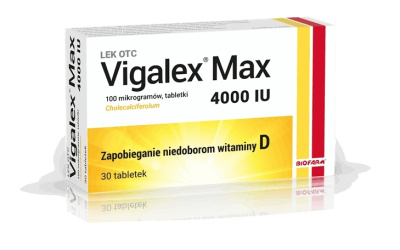 Vigalex Max 4 000 IU, 30 tabletek