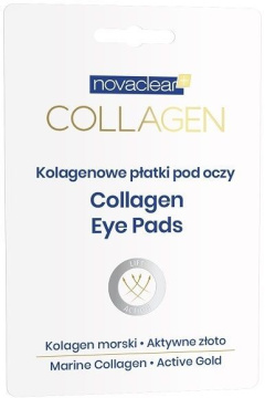 Novaclear+ Collagen, kolagenowe płatki pod oczy, 2 sztuki
