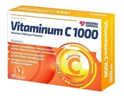 Rodzina Zdrowia Vitaminum C 1000, 30 kapsułek