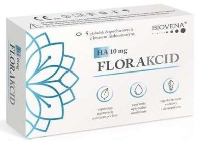 Florakcid ha 10 mg  10 globulek dopochwowych