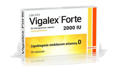 Vigalex Forte 2 000 IU, 30 tabletek
