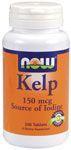Now Foods Kelp, Jod 150 mcg, 200 tabletek
