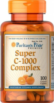 Puritan's Pride Witamina C 1000 mg,100 tabletek