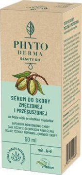 PhytoDerma Beauty Oil, serum do skóry zmęczonej i przesuszonej, 50 ml