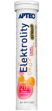 Apteo, Elektrolity Senior, 20 tabletek musujących