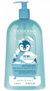 Bioderma AbcDerm Moussant, żel myjący dla niemowlat i dzieci, 1000 ml