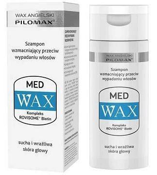 WAX Pilomax Med szampon wzmacniający przeciw wypadaniu włosów, sucha i wrażliwa skóra, 150 ml