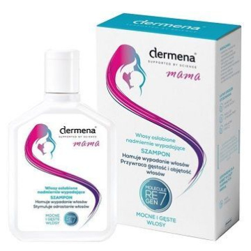 Dermena Mama szampon do włosów osłabionych nadmiernie wypadających, 200ml