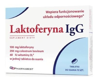 Laktoferyna IgG do ssania  15 tabletek