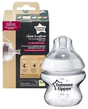 Tommee Tippee Closer to Nature  butelka antykolkowa  od urodzenia, 150ml