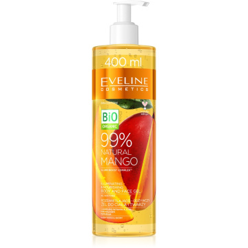 Eveline Bio Organic 99% Natural Mango Żel do ciała i twarzy rozświetlająco - odżywczy 400ml