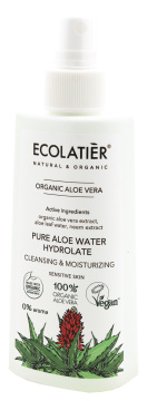 ECOLATIER Organic Aloe Vera Hydrolat do twarzy - cera wrażliwa 150 ml