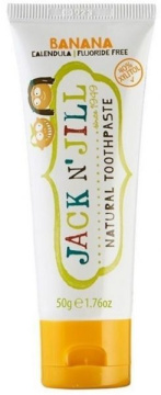 JACK N' JILL Organiczna Pasta do zębów banan i ksylitol 50g