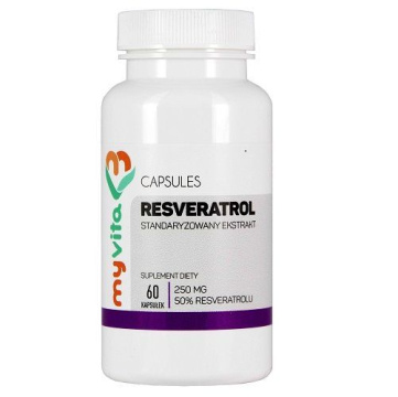 MYVITA Resveratrol standaryzowany, 60 kapsułek